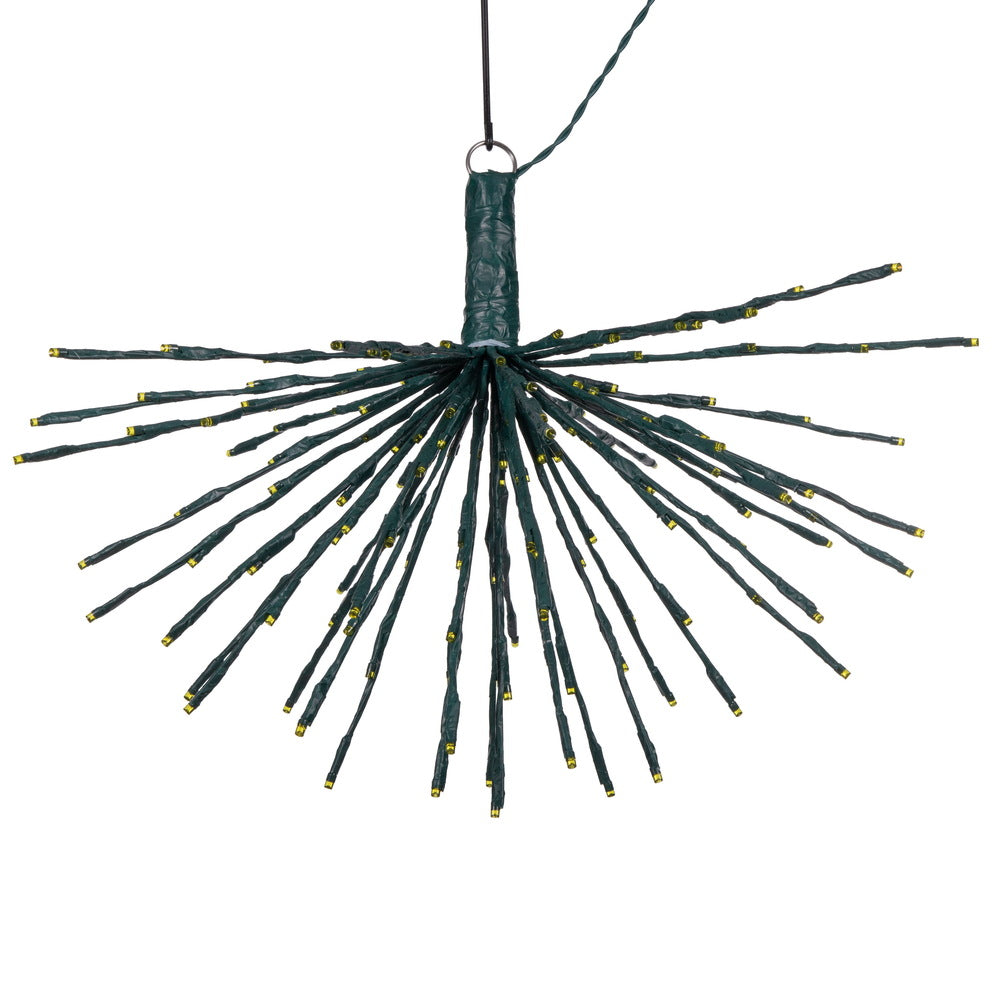 Vickerman 160Lt x 24" Green Starburst Yellow 5mm LED Lights.