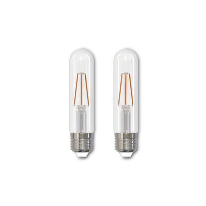 BULBRITE LED T9 MEDIUM SCREW (E26) 4W FULLY COMPATIBLE DIMMING FILAMENT LIGHT BULB 2700K/WARM WHITE 40W INCANDESCENT EQUIVALENT 2PK (776881)