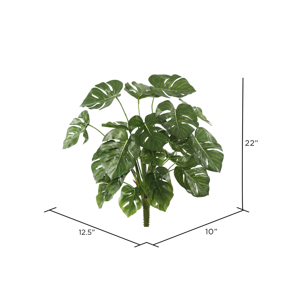 Vickerman 22" Artificial Green Split Philo Bush Pack of 2