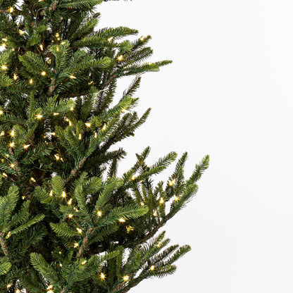 Vickerman 7.5' Alberta Spruce Artificial Christmas Tree with Warm White Dura-lit LED Lights