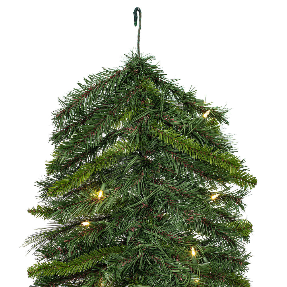 Vickerman 9' x 18" Bangor Mixed Pine Artificial Christmas Garland Warm White LED Lights