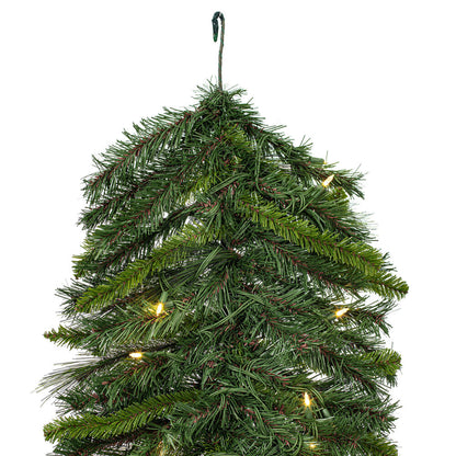 Vickerman 9' x 18" Bangor Mixed Pine Artificial Christmas Garland Warm White LED Lights