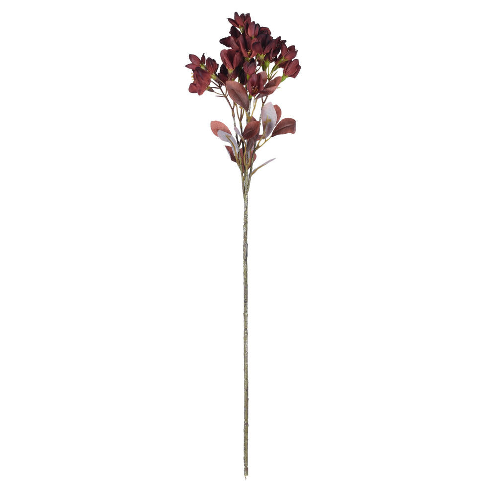 Vickerman 25.5" Burgundy Artificial Primrose Flower Spray 3 per bag.