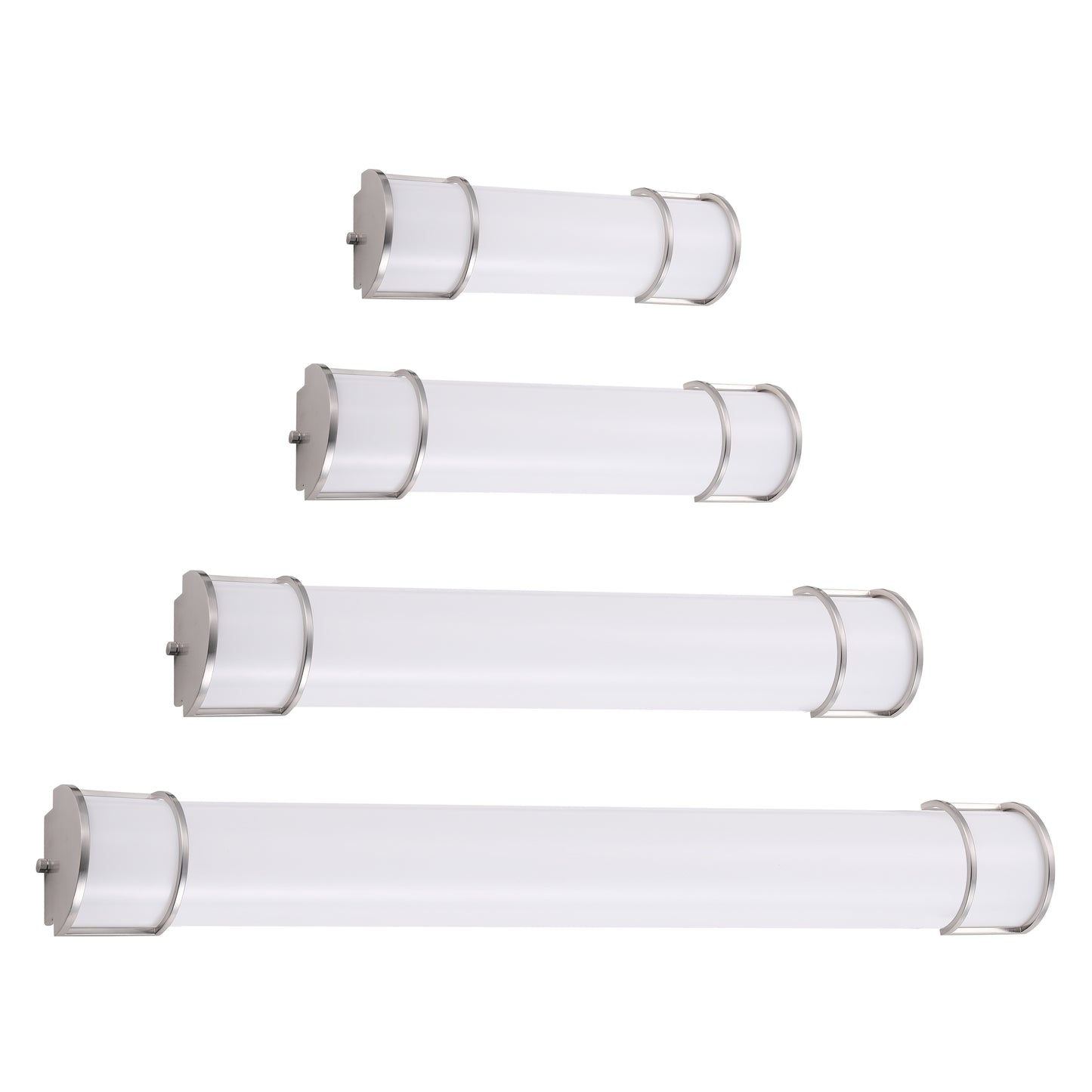 ASD Lighting LED Vanity linear 24inch 25W 120-277V Triac 3000/4000/5000K Nickel ETL