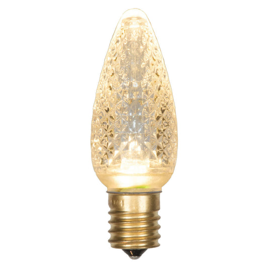 Vickerman C9 LED Sunny Warm White Faceted Twinkle Bulb CSA Approved package of 25