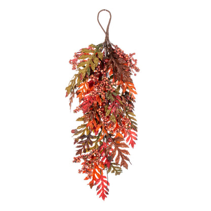 Vickerman 26" Artificial Oak Leaf Acorn Berry Teardrop.