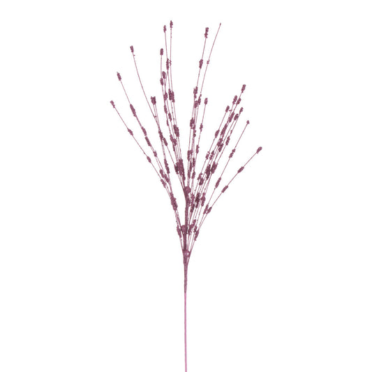 Vickerman 36" Pink Berry Glitter Spray 6 per bag.