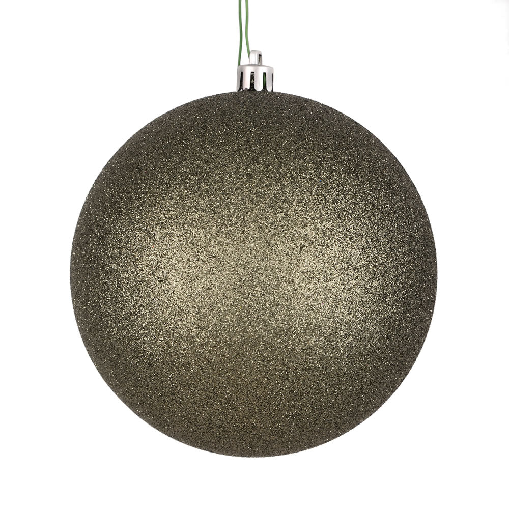 Vickerman 3" Wrought Iron Glitter Ball Ornament 12 per Bag
