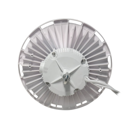 ASD Lighting LED UFO High Bay with Q-base Power Adjustable 100/120/150W 120-277V CCT Selectable 3000/4000/5000K Dimmable White UL DLC Premium