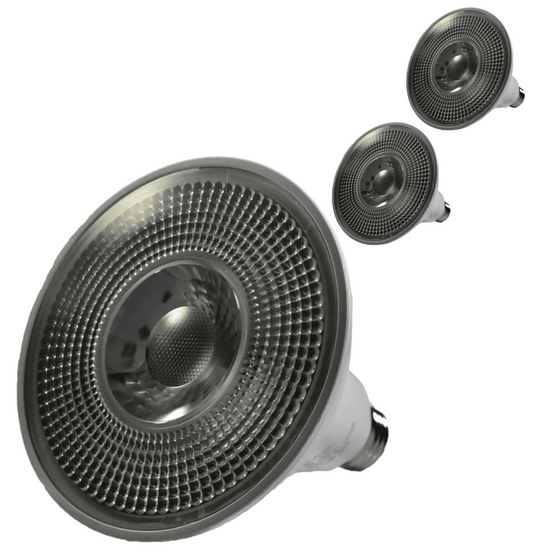 Damar PAR38 LED Flood Light Bulb 15W E26 Medium Base 3000K Soft White Ideal for Track & Recessed Spot Light Bulbs 120V 1200 Lumens Dimmable 58° Beam Spread White Finish Pack of 3