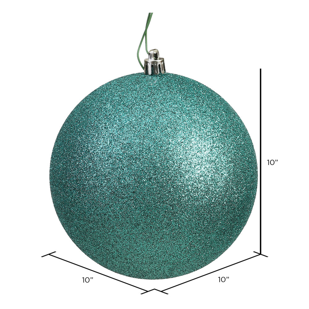 Vickerman 10" Sea Foam Glitter Ball Ornament