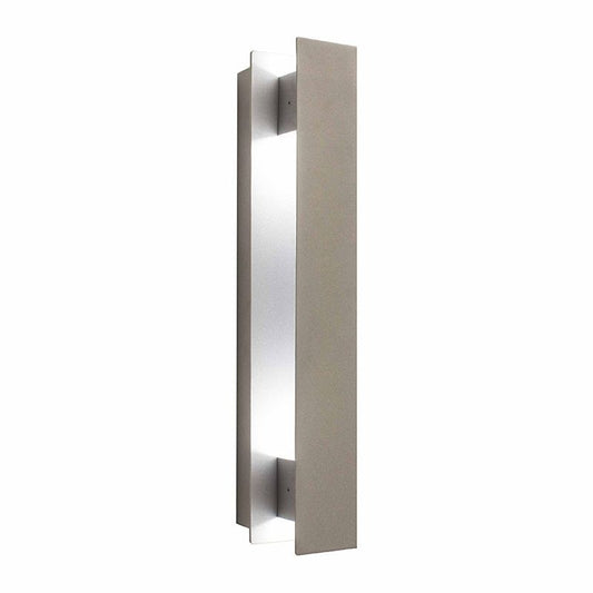 Westgate LED Wall Sconce Light, Outdoor Lighting, 10W(2.5Wx4), 800 Lumens, 5000K, Silver Finish