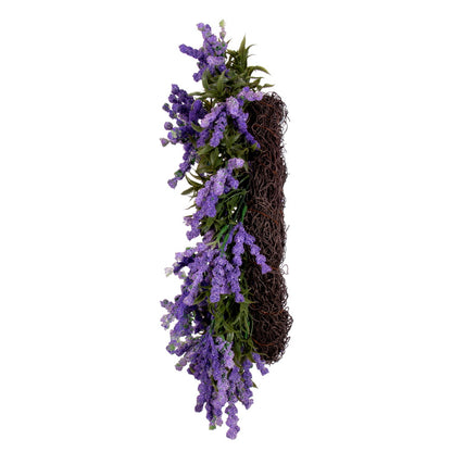 Vickerman 16" Purple Artificial Lavender Wreath.