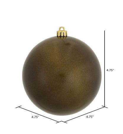 Vickerman 4.75" Olive Candy Ball Ornament 4 per Bag