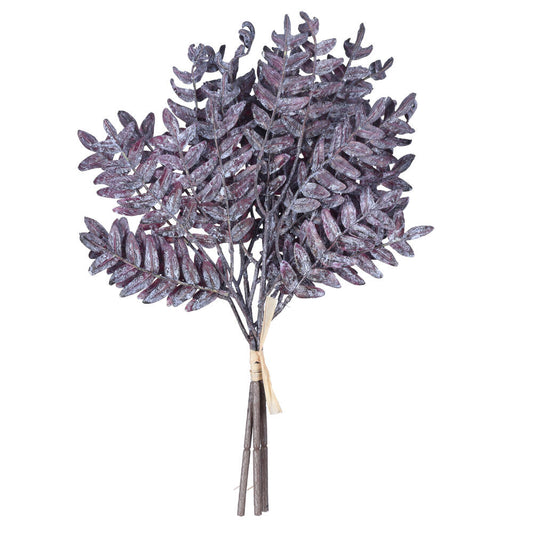 Vickerman 18" Purple Artificial Acacia Bundle 2 per bag.