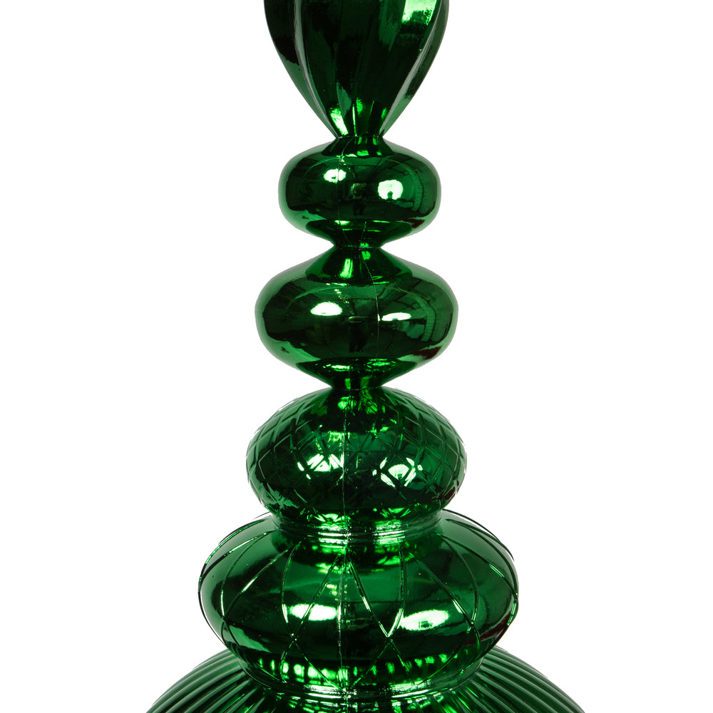 Vickerman 41" Green Shiny Finial Ornament