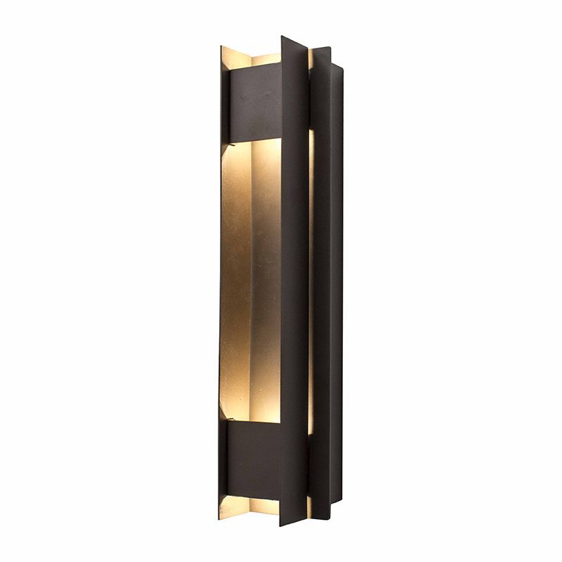 Westgate LED Wall Sconce Light, Outdoor Lighting, 10W(2.5Wx4), 800 Lumens, 5000K, Dark Bronze Finish