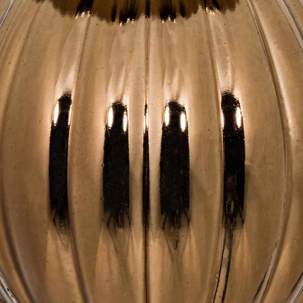 Vickerman 14" Mocha Shiny Finial Drop Christmas Ornament UV Treated with Drilled and Wired Cap 2 per bag