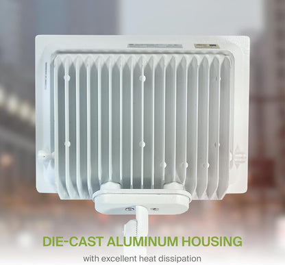 ASD Lighting LED SLIM Floodlight with arm 50W 3000K White UL