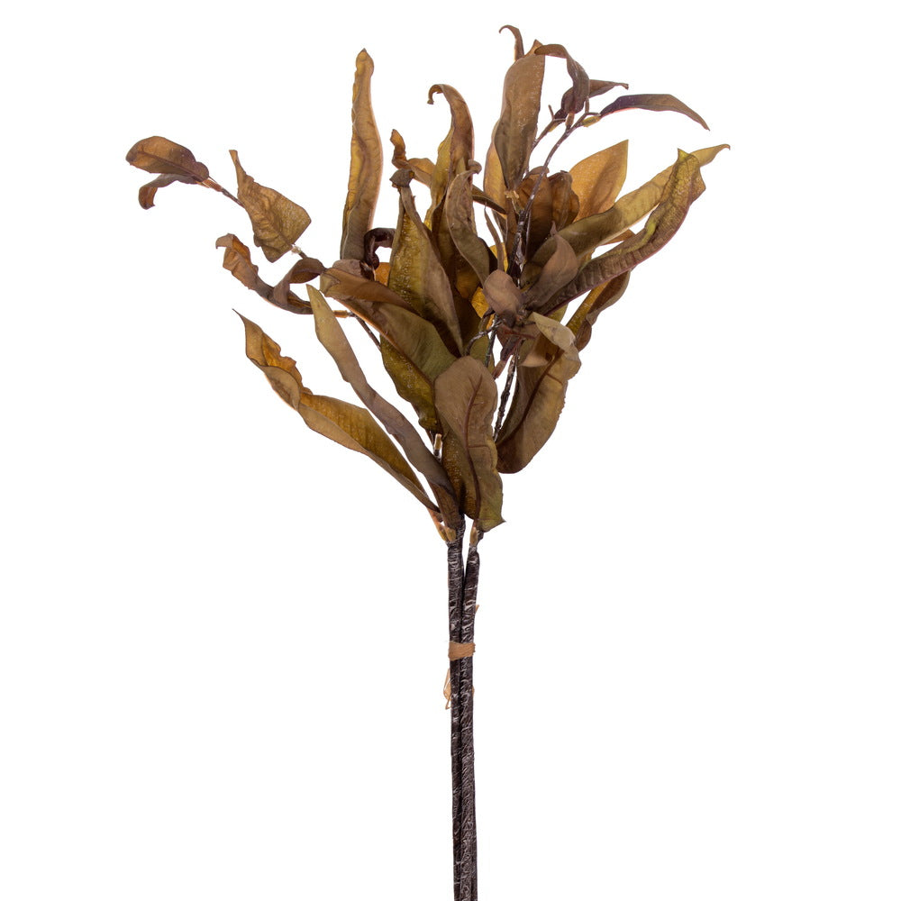 Vickerman 20" Light Green Artificial Dried Leaves Bundle 2 per bundle.