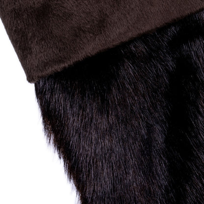 Vickerman 20" x 8" Cocoa Mink Faux Fur Stocking