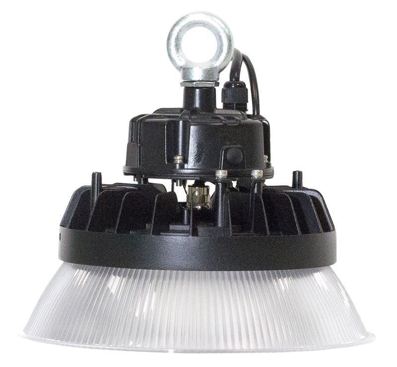 Westgate High Lumen LED Mini High Bay, 120~277 VAC, PC Reflector Included, Industrial Lighting, 50W, 6750 Lumens, 3000K, Black Finish, 1~10V Dimmable