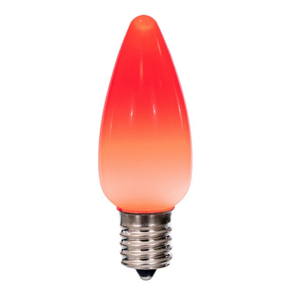 Vickerman C9 Ceramic LED Red Bulb package of 25