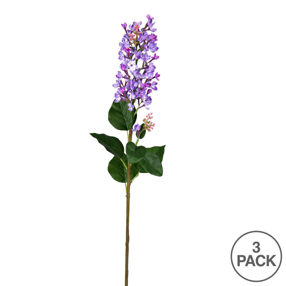 Vickerman 33'' Artificial Purple Mini Flower Spray. Includes 3 sprays per pack.