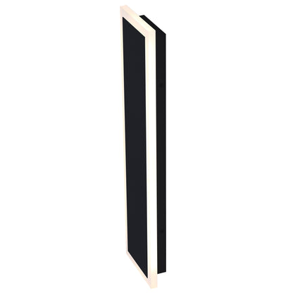 ASD Lighting LED Outdoor Wall Sconce 48" 36W CCT Selectable Dimmable 3000/4000/5000K Black ETL