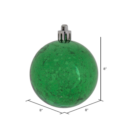 Vickerman 8" Green Shiny Mercury Ball Ornament