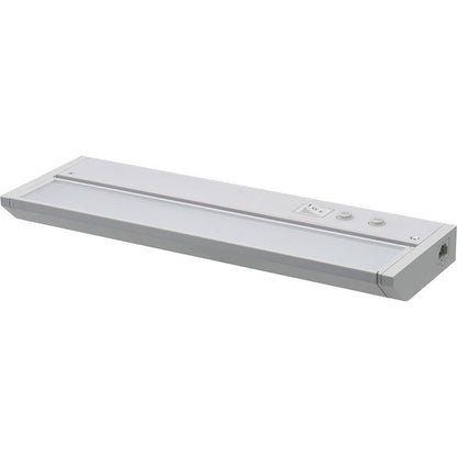 Westgate 12In Adj. Head Under Cab. 3Cct + 9 RGB Modes, Push-Button Control, Cords Incl., White, Undercabinet Lighting, 5W, 275 Lumens, 30K/40K/50K + RGB, White Finish None