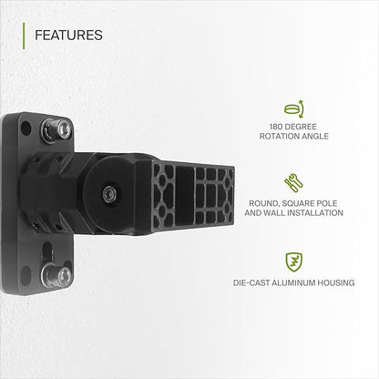 ASD Lighting Adjustable Arm Mounting Bracket 100-300W Black