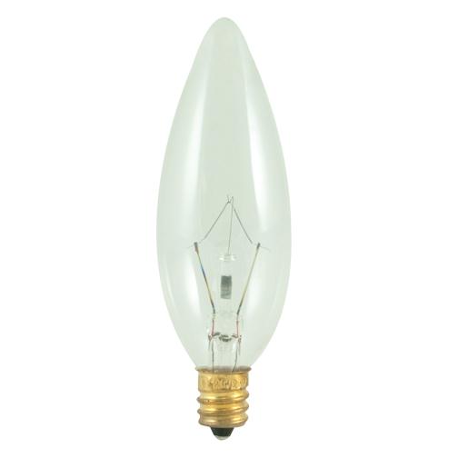 BULBRITE INCANDESCENT B10 CANDELABRA SCREW (E12) 40W DIMMABLE LIGHT BULB 2700K/WARM WHITE 50PK (400040)