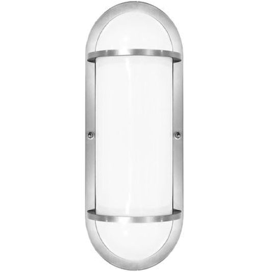 Euri Lighting EOL-WL16FR-3100SE Residential LED 12.5-Watt Oval Wall Sconce Wet Rated 6 Color Selectable Non-Dimmable Photocell Sensor
