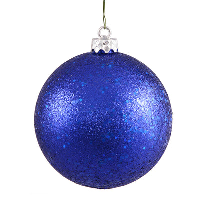 Vickerman 8" Cobalt Sequin Ball Ornament