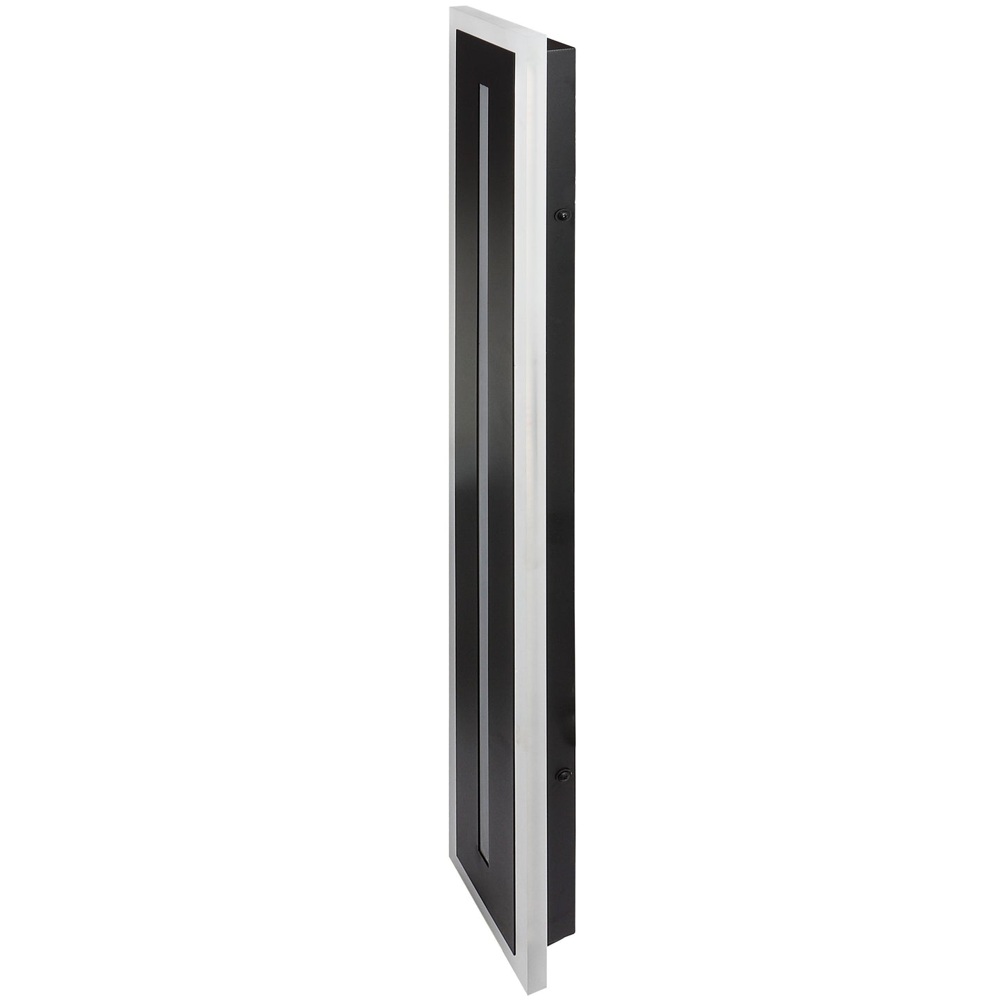 ASD Lighting LED Outdoor Wall Sconce with Center Light 48" 36W 120-277V CCT Selectable 3000/4000/5000K Dimmable Black ETL