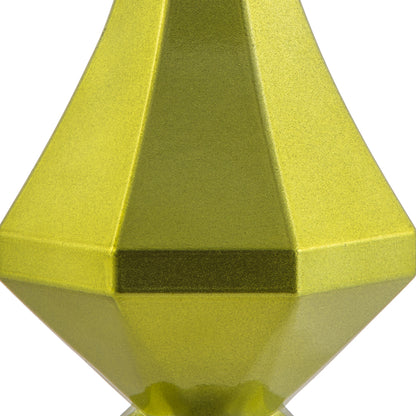 Vickerman 8" Lime Candy Finish Diamond Finial Ornament Pack of 2