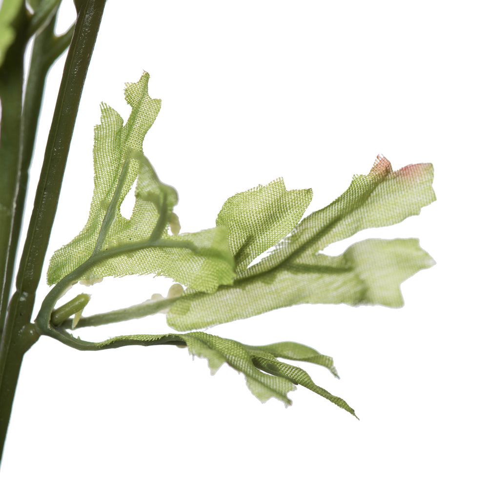 Vickerman 18" Artificial Light Green Ranunculus Bush.