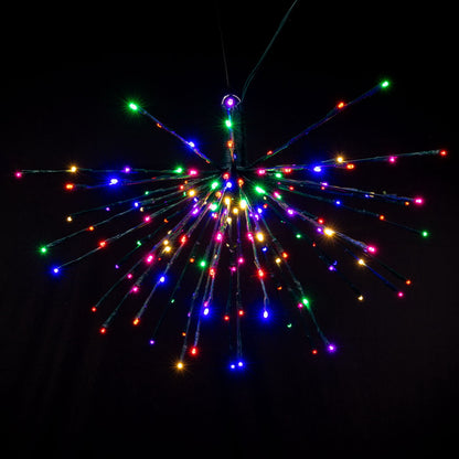 Vickerman 160Lt x 24" Green Starburst Multi-Colored 5mm LED Lights.