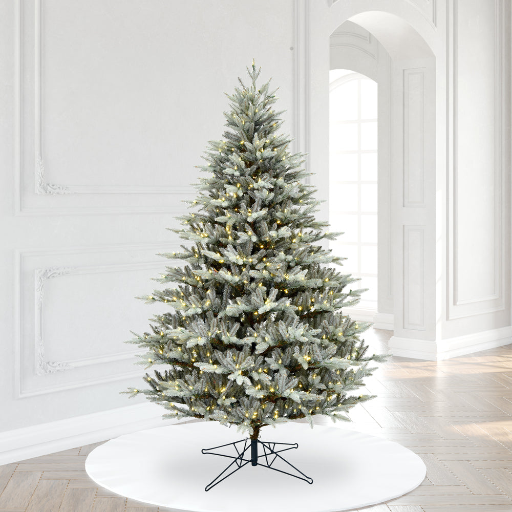 Vickerman 6.5' x 51" Douglas Blue Fir Artificial Christmas Tree Warm White Dura-lit LED Lights