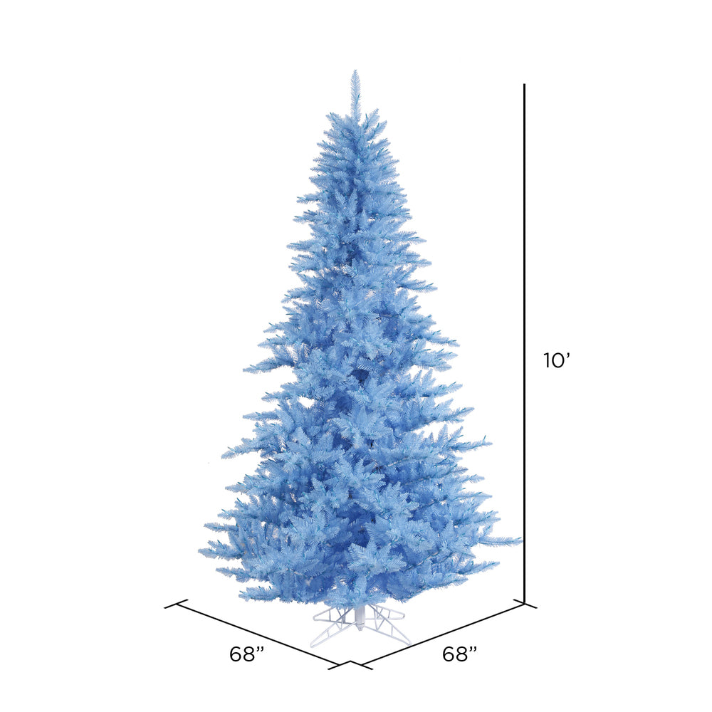 Vickerman 10' Sky Blue Fir Artificial Christmas Tree Unlit