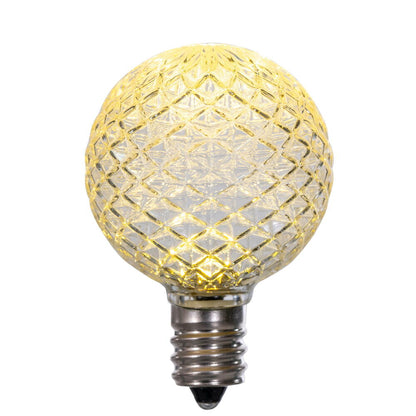 Vickerman G40 LED Warm White Replacement Bulb package of 25