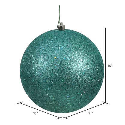 Vickerman 10" Teal Sequin Ball Ornament
