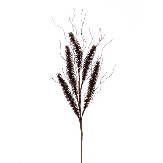 Vickerman 30" Mocha Wheat Glitter Spray 6 per bag.