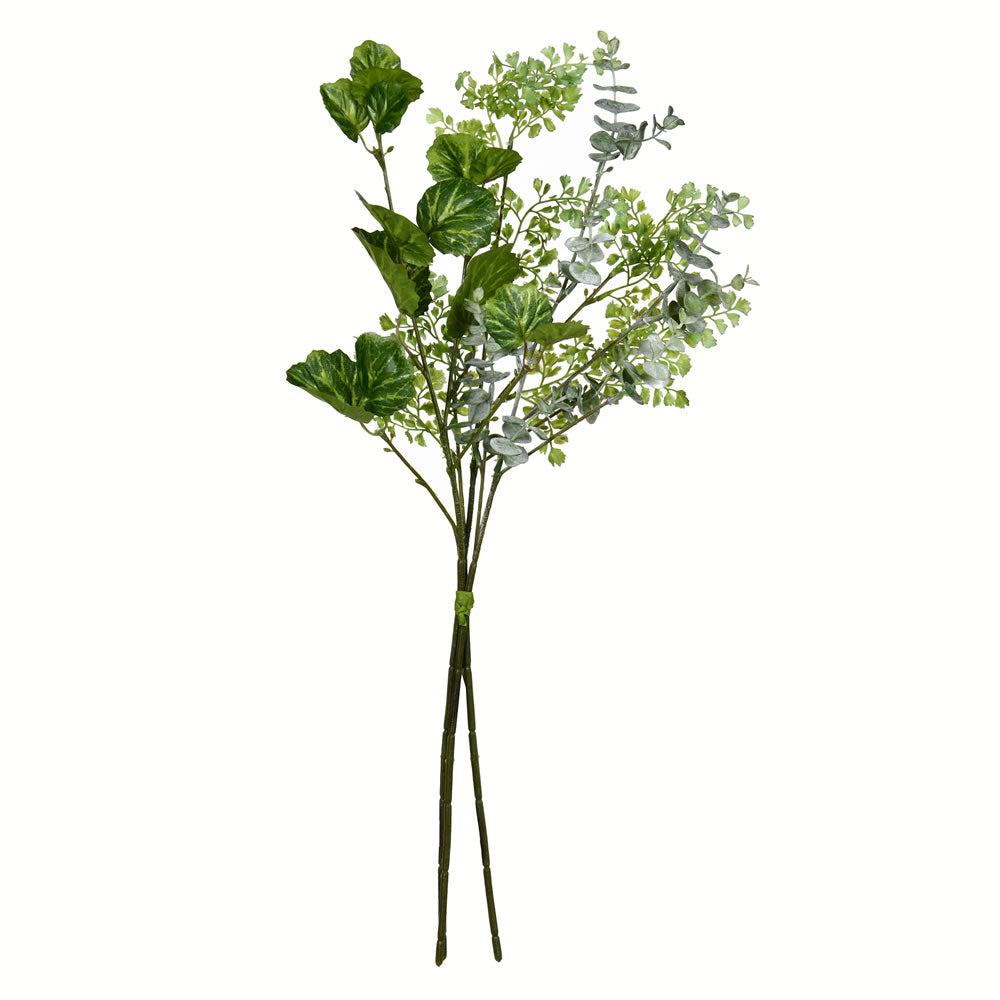Vickerman 26" Artificial Green Mixed GREENERY BUNDLE Pack of 2