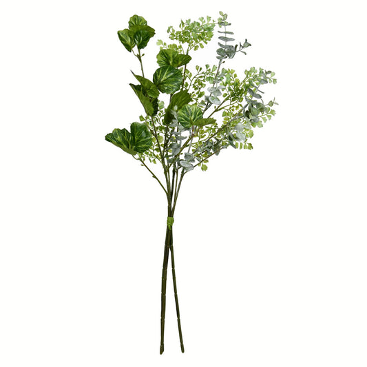 Vickerman 26" Artificial Green Mixed GREENERY BUNDLE Pack of 2