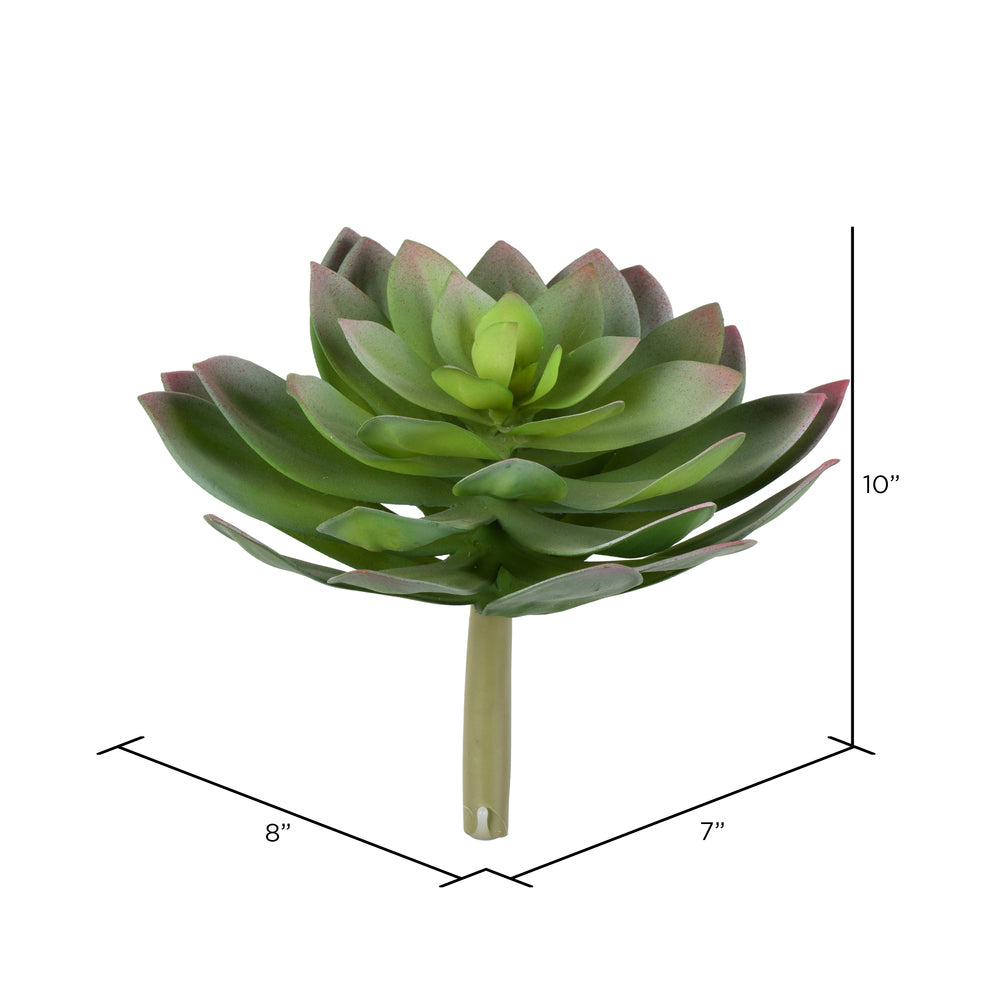 Vickerman 10" Artificial Blue Succulent Stem.