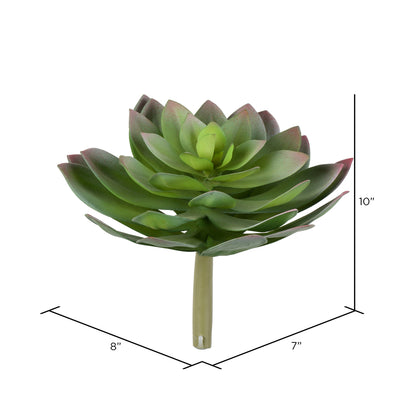 Vickerman 10" Artificial Blue Succulent Stem.