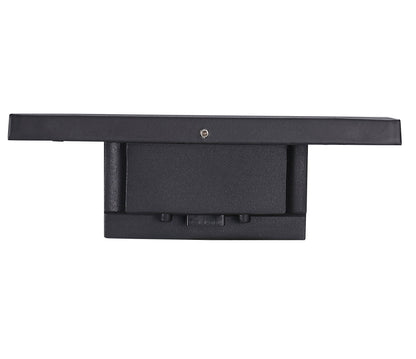 ASD Lighting LED Step Light Horizontal 3W 120V CCT Selectable 3000/4000/5000K Dimmable Black ETL 4pack