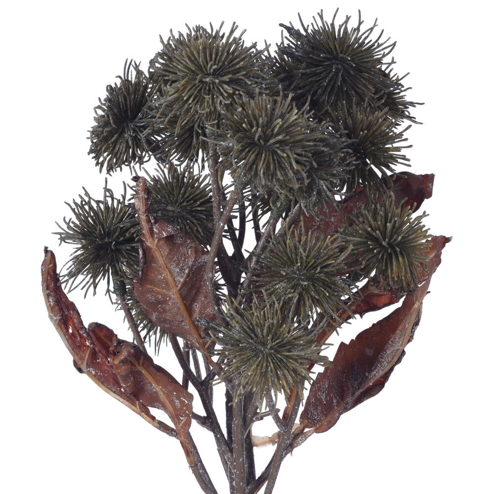 Vickerman 15" Green Artificial Earth Flower 2 per bag.